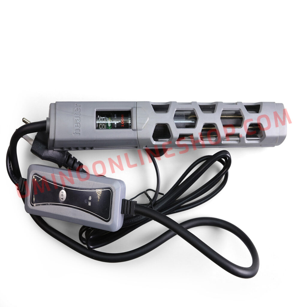 YRB–810–Sunsun–Heater–100W–Glass–Heater–with–Protective–Cover